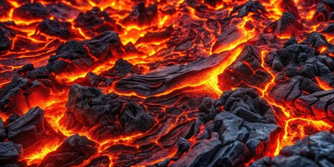 Shiny and reflective red and obsidian black volcano lava texture wallpaper , volcano, lava, texture, shiny, reflective