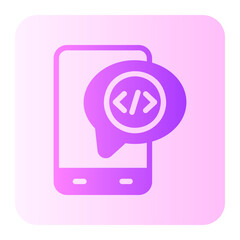 coding gradient icon