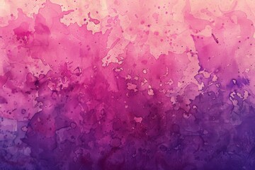 Pink and purple gradients ink splash, colorful spray and stains, dirty artistic, paint splatter watercolor background