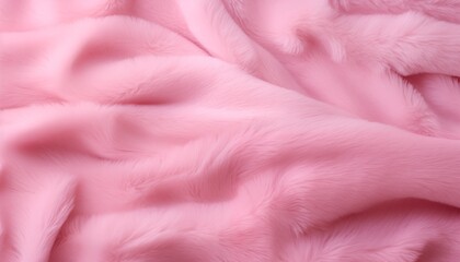 Canvas Print - pink fur texture