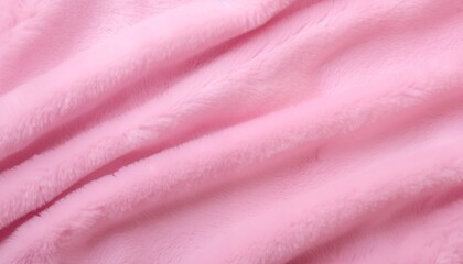 Canvas Print - pink fur texture