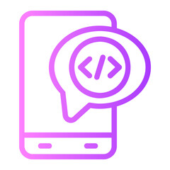 coding gradient icon