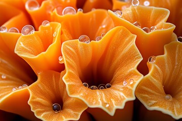 A detailed macro shot of the texture of a carrot, focusing on the intricate details of its surface