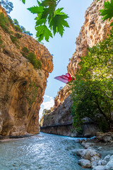 Wall Mural - The Saklikent Valley view in Turkey