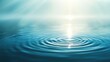 © รันนี่ เจอนั่น Mm - A serene water ripple scene illuminated by soft sunlight, creating a calm and tranquil atmosphere perfect for relaxation.