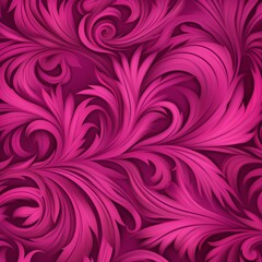 Wall Mural - Seamless Magenta illustration style background very large blank background area in Magenta illustration style