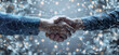 © DIgilife - Business finance investment with AI technology, Businessmen  handshake with partner, greeting, dealing, merger and acquisition, business cooperation concept, joint venture success mission