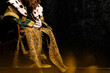 © ADDICTIVE STOCK - One of the three wise men lavishly dressed in traditional royal attire