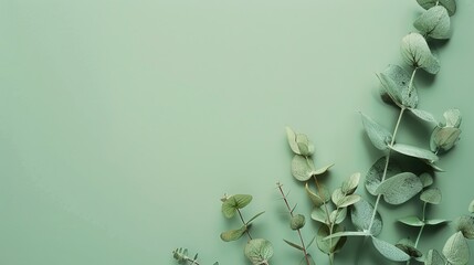 Wall Mural - sage_green_background