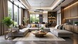 © Four888 - Modern Minimalism: Sleek, clean lines, neutral tones, geometric shapes, open spaces