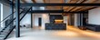 © Create31@Design - Loft with steel beams and an open floor plan, spacious living, industrial design