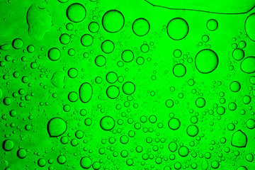 Wall Mural - Macro green bubble texture,The close distance of the green bubble,Bubble, DNA, Drop, Liquid, Medicine,Foam Bubble from Soap or Shampoo Washing,Poland, Biochemistry, Biotechnology, Laboratory, Water