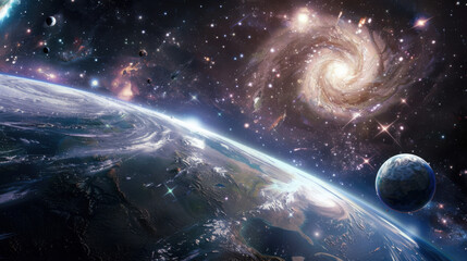 Wall Mural - universo planetas 