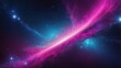 © Leon - Abstract bright saturated magenta and blue space galaxy background with stars.