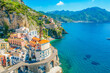 © Zedspider - Atrani on Amalfi Coast, Italy. Aerial photo of famous city Atrani located on Amalfi Coast in Italy