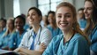 © Jayk - Nurses and Doctors Relaxing in Education Class - Bright Smiles and Positive Energy