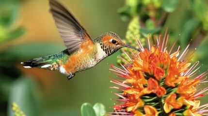 Canvas Print - Hummingbird in Flight