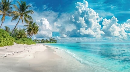 Wall Mural - Tropical Beach Paradise