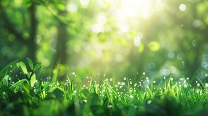 Sticker - Sunlit Meadow in Spring