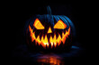 © BOTAHRY DEX - Real Jack O Lantern for halloween isolated on black background