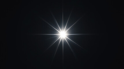 bright light burst resembling a star on a black background. the image emphasizes the radiating light