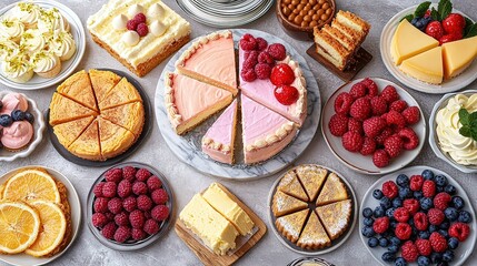 Sticker -  Cake & Pie Variety | Oranges | Raspberries | Blueberries