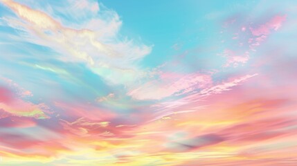 Wall Mural - Pastel Sky Dream