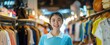 © carballo - young woman working as a shop assistant in a chinese store or bazaar