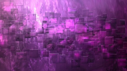 an abstract purple background with squares and rectangles