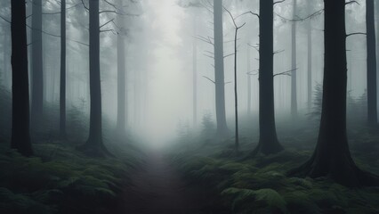  fog in the forest