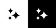 © Vector Archive - Sparkle Icon. Stars Icon Vector. Sparkling Star Shapes. Twinkling Stars Illustration.