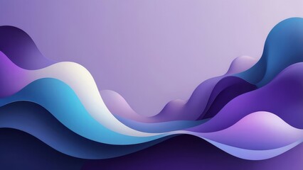 Poster - abstract blue background