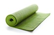 © Fotograf - A rolled up yoga mat on a clean white background