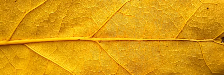 A close-up of a yellow leaf showcasing its texture and veins.