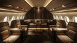 © Linus - The interior of a luxury airplane is shown with a lot of detail