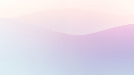 Poster - Serene Pastel Waves Under Soft Sky