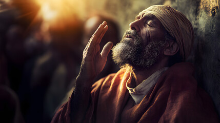 The healing of the blind man