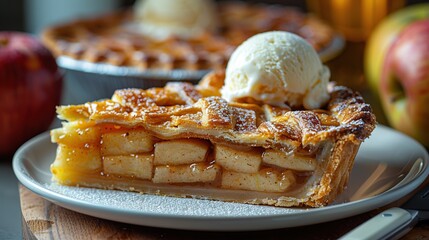 Sticker - Apple Pie with Ice Cream