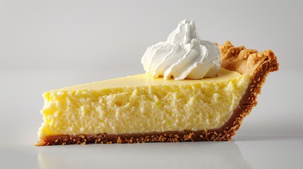 Poster - A Slice of Key Lime Pie with Whipped Cream