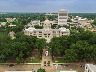 Wall Mural - Mississippi, State Capitol building in downtown Jackson, Mississippi, United States of America.