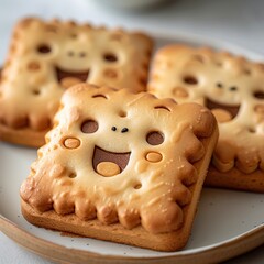 Sticker - Smiling Cookies on a Plate