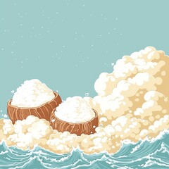 Coconut Cream Waves