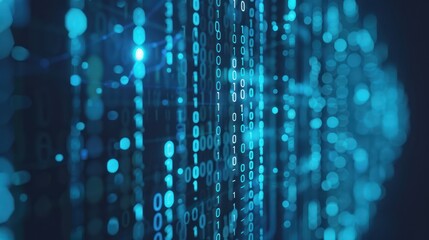 Digital Data Stream Abstract Background