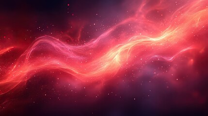 Wall Mural - a bold and energetic visual impact is achieved in an abstract red light background.