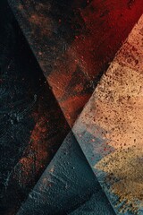 Poster - A close-up view of a red and black textured background, suitable for use in graphic design or as a texture