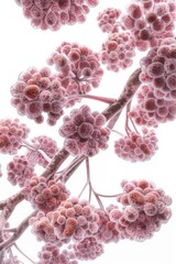 Poster - Close-up of a tree covered in frost