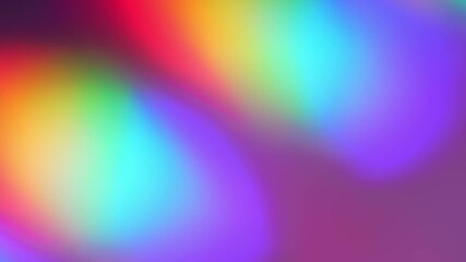 Wall Mural - Blurred holographic pink purple rainbow abstract background. Light rays flash and glow. Optical Crystal Prism Beams Bokeh
