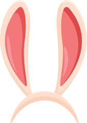 Wall Mural - Pink bunny ears headband is waiting to be worn for easter celebration