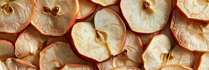 Wall Mural - Dried apple pieces