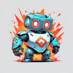 Poster - Robot Illustration